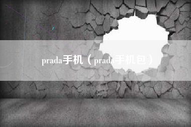 prada手机（prada手机包）